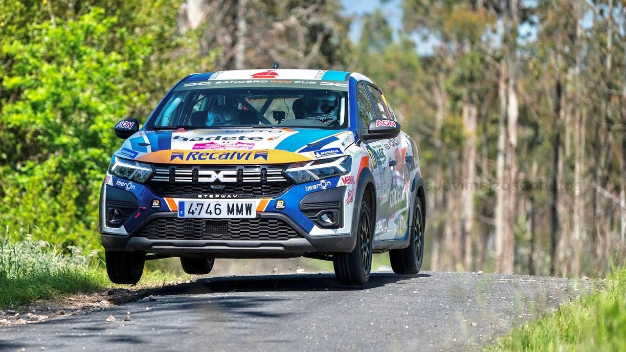 Rally de Naron 2025 Pablo Alfaro - Javier Alfaro Dacia Sandero Eco Cup