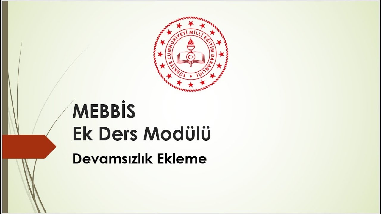 Ek ders mod&uuml;l&uuml; - Ders 8 - Devamsızlık Ekleme(Tam-Kısmi)