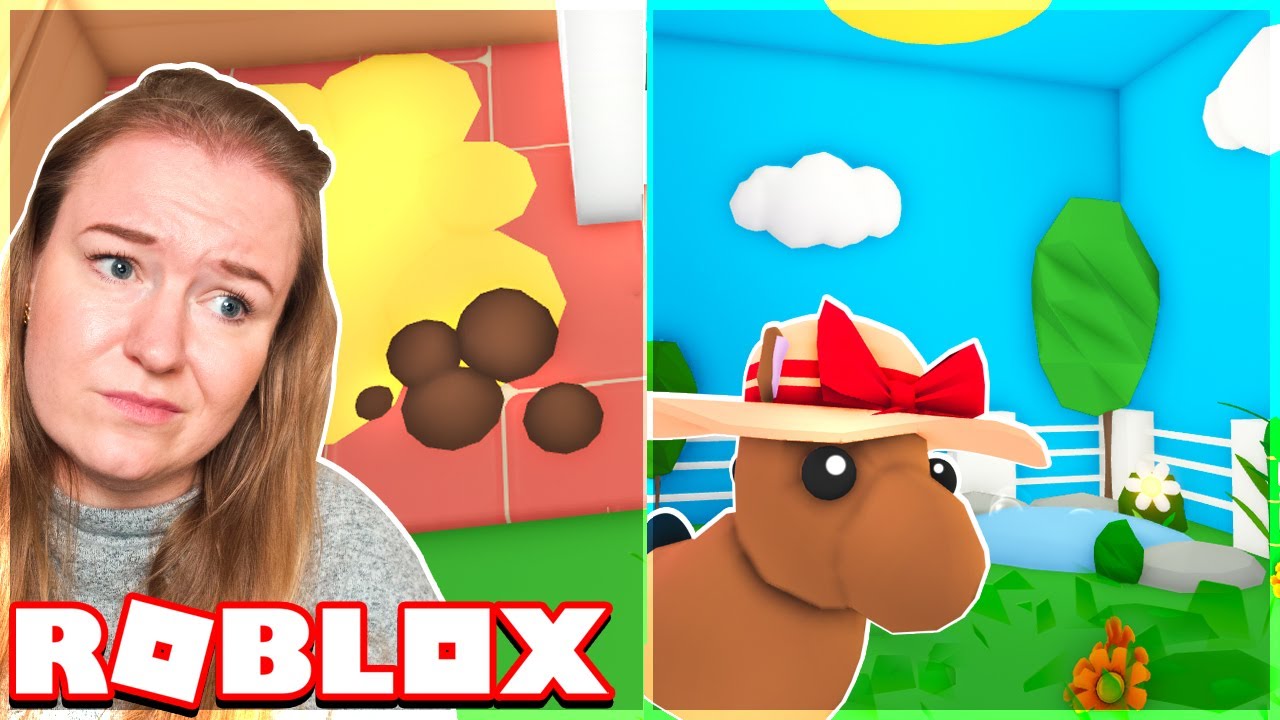 BYGGER ET VÆRELSE MED STALD OG PØLLER! | Roblox: Adopt me