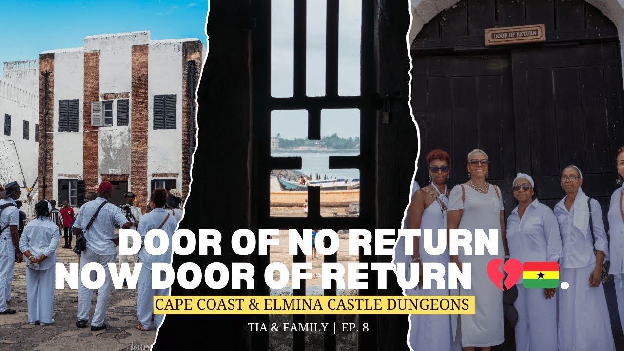 The Door of No Return is Now the DOOR OF RETURN | Cape Coast & Elmina Castle Dungeons 💔🇬🇭