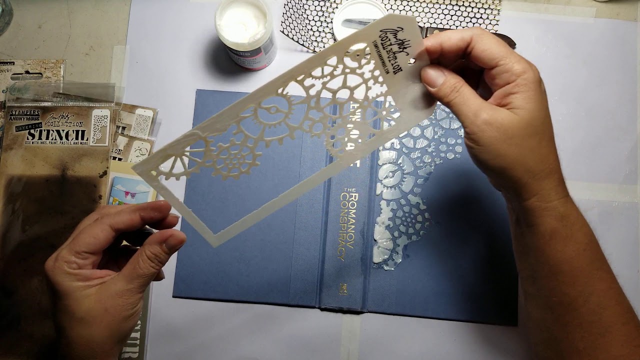 Mixed Media Steampunk Journal Cover  tutorial Pt 1