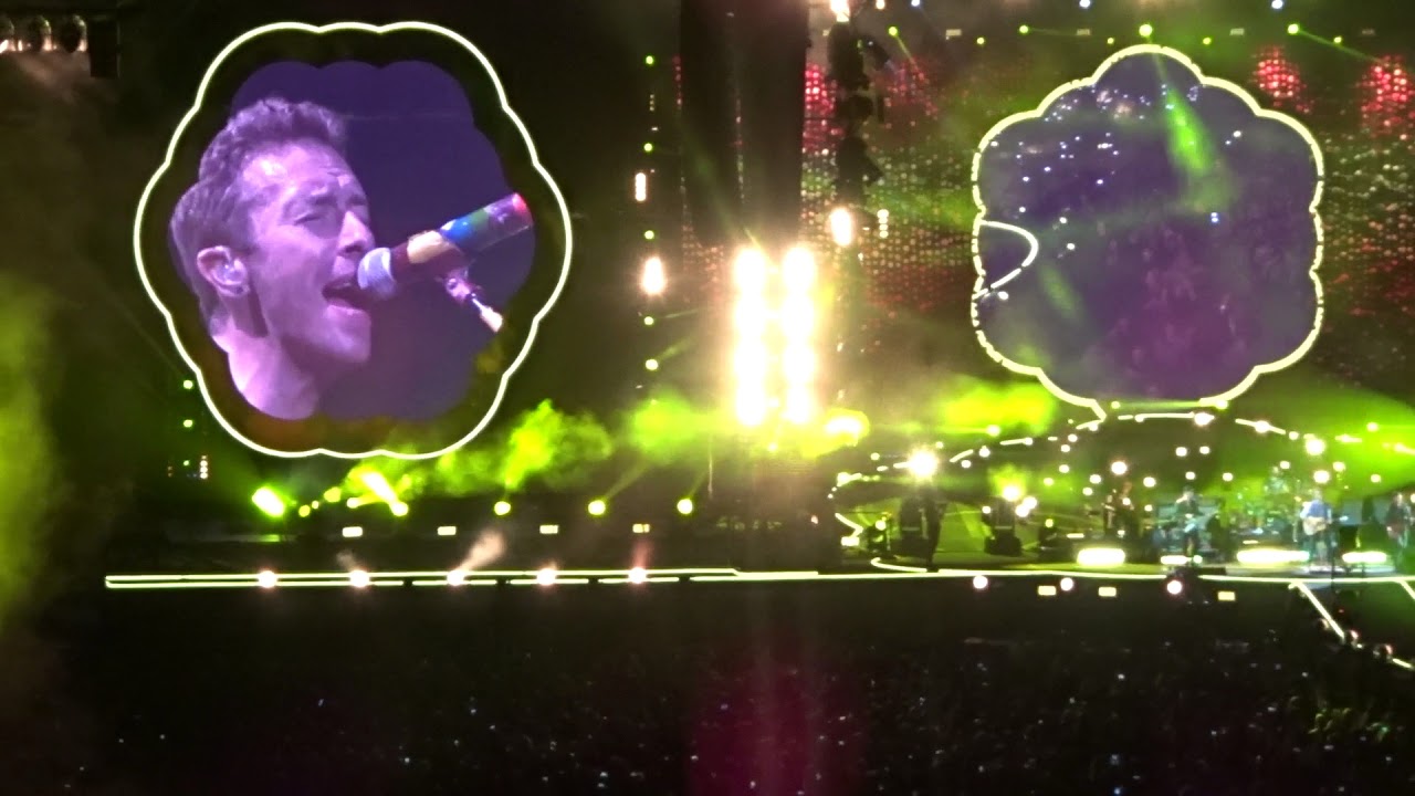 Coldplay -  A Head Full Of Dreams /Yellow /Every Teardrop Is A Waterfall /The Scientist - Rose Bowl