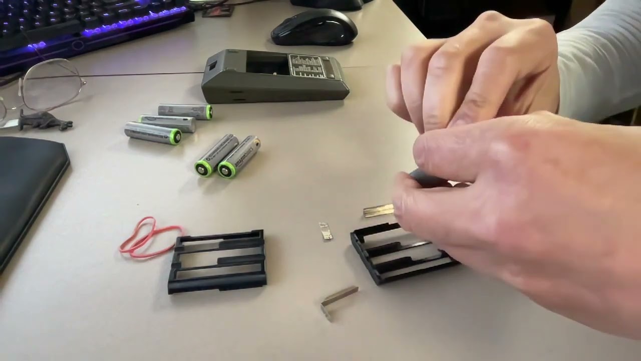 Changing NiMH Batteries on HP 67 Calculator