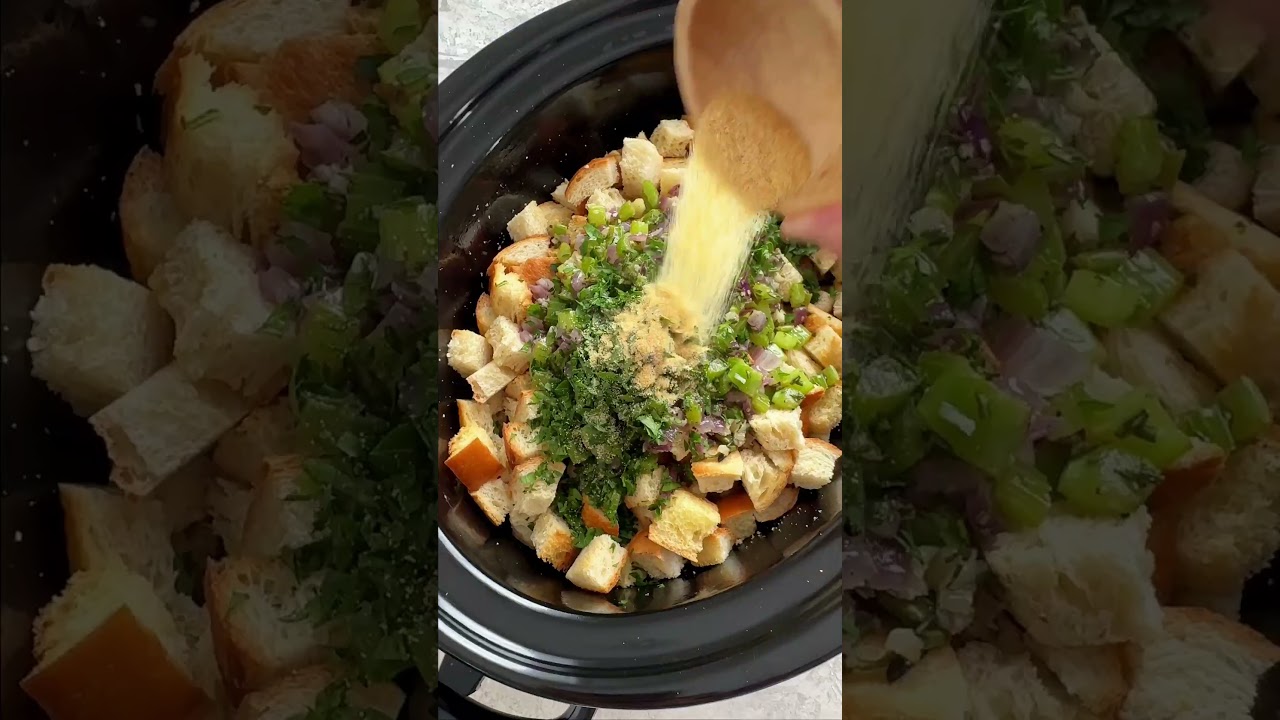 This Crockpot Stuffing is Slow-Cooked Perfection in Every Bite!