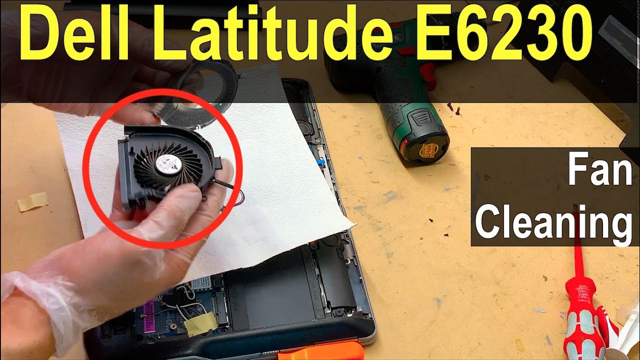 Dell Latitude E6230 Cleaning Fan | Dell Latitude E6230 Replacing Thermal Paste | Replacing CPU