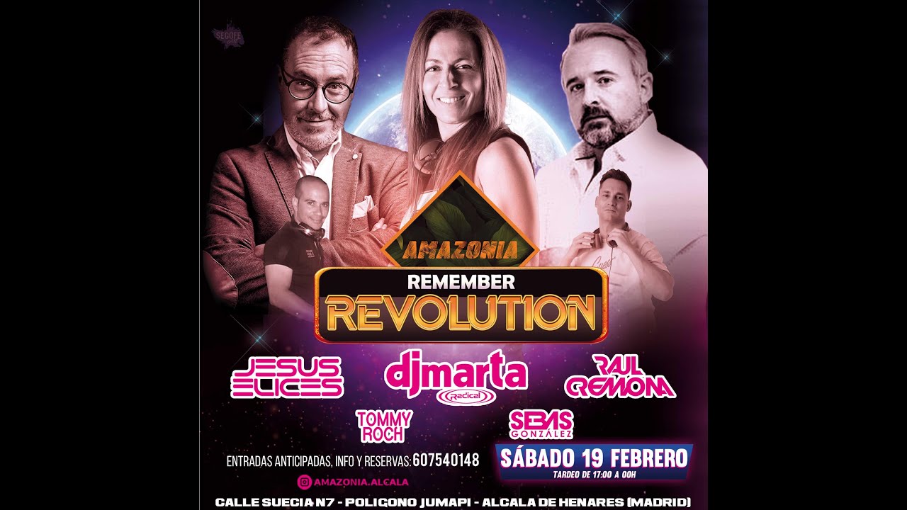 AMAZONIA Live! Remember Revolution (19-02-2022) Dj Marta