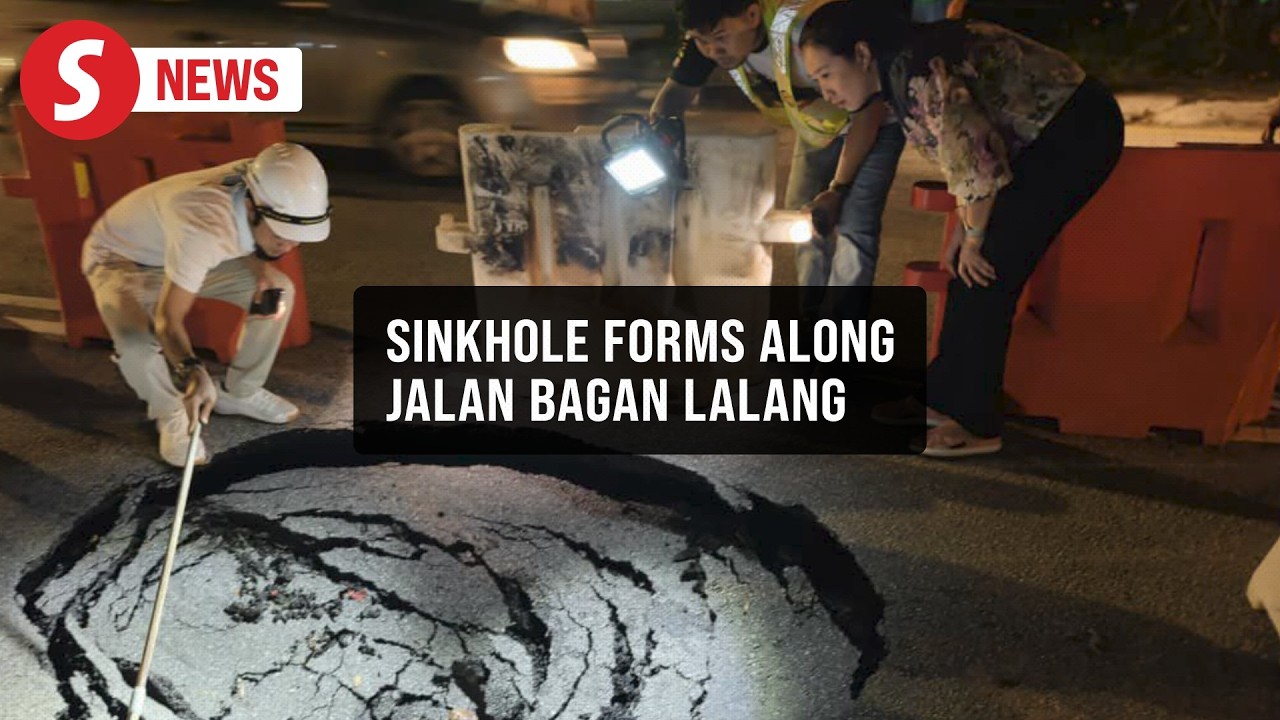 Underground water flow suspected cause of Jalan Bagan Lalang sinkhole