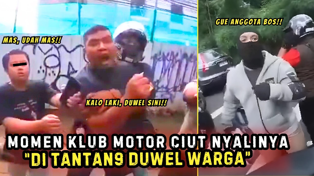 KAPOOKK‼️MOMEN KLUB MOTOR KENA MENTAL NYALINYA CIUT DITANTANG WARGA - HARI HARI PENUH EM0SI | Eps161