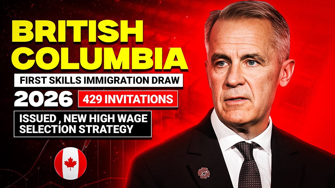 British Columbia PNP First Skills Immigration Draw 2026 | 429 Invitations Issued