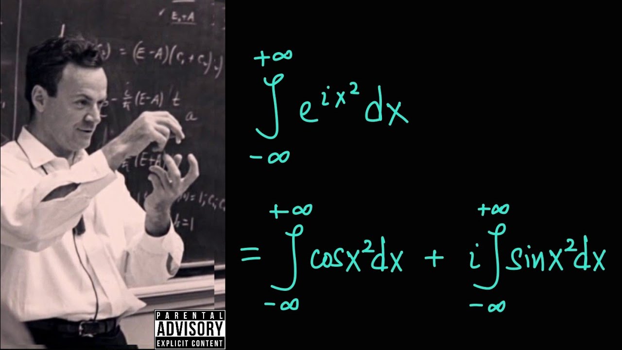 The coolest way to evaluate the Fresnel integrals (Feynman's technique)
