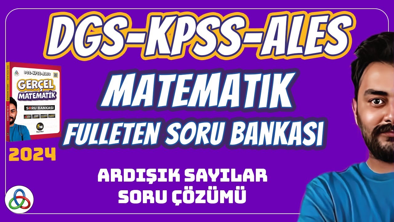 ARDIŞIK SAYILAR SORU ÇÖZÜMÜ | 2026 DGS KPSS ALES MATEMATİK SORU BANKASI