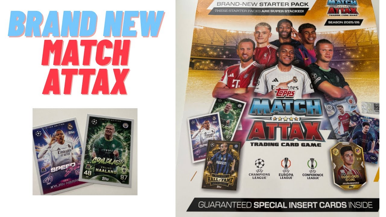 NEW Match Attax 25/26 Collection – Starter Pack Ripped on Release Day!
