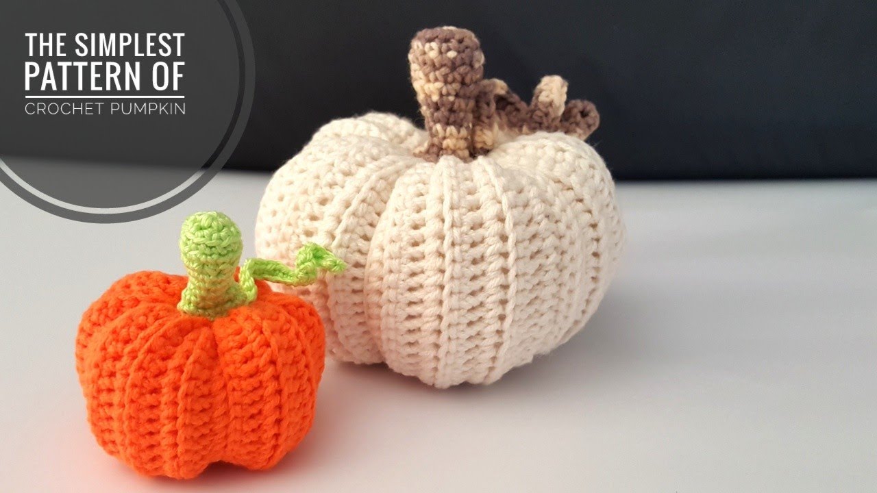 Halloween crochet pumpkin tutorial / beginner friendly