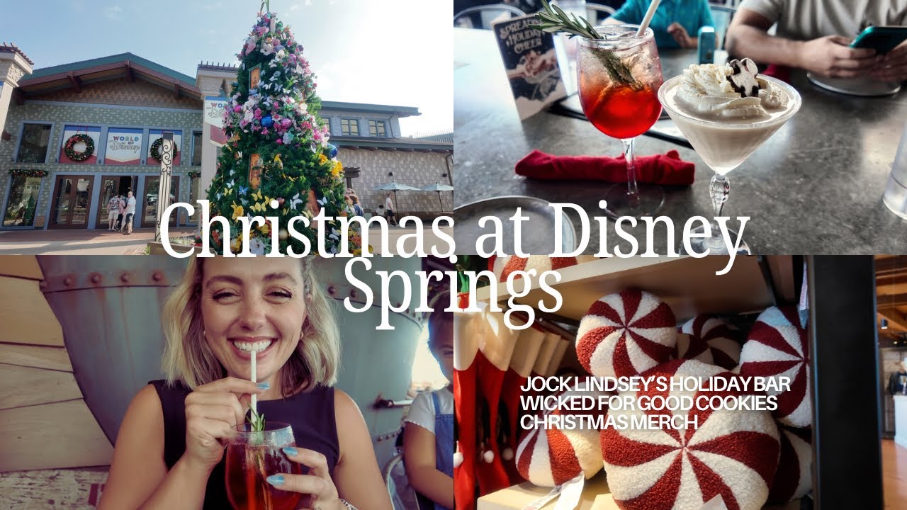 Disney Springs Christmas 2025 🎄 Holiday Décor, New Merch & Jock Lindsey’s Holiday Menu!