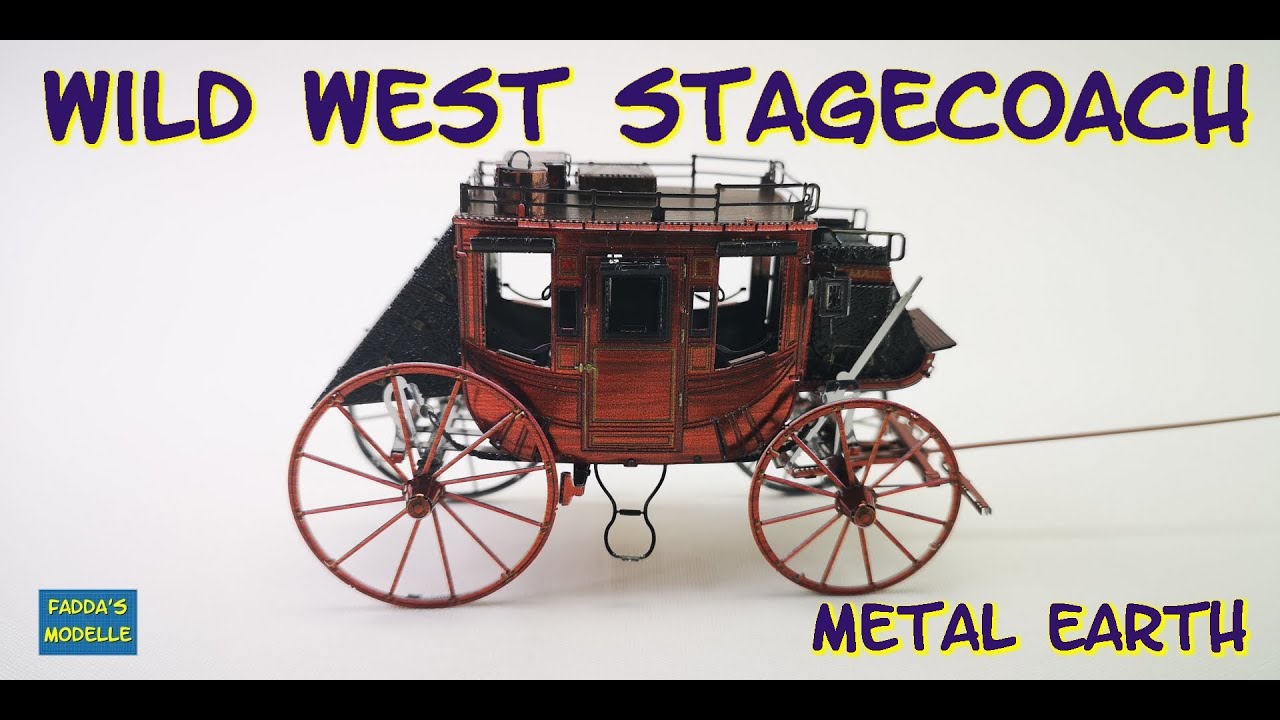 Wild West Stagecoach - Metal Earth