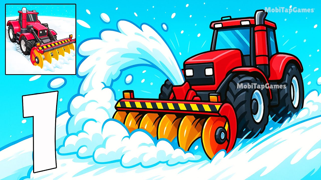 Roll the Snow Plow Simulator – Satisfying Snow Clearing Gameplay (iOS, Android)