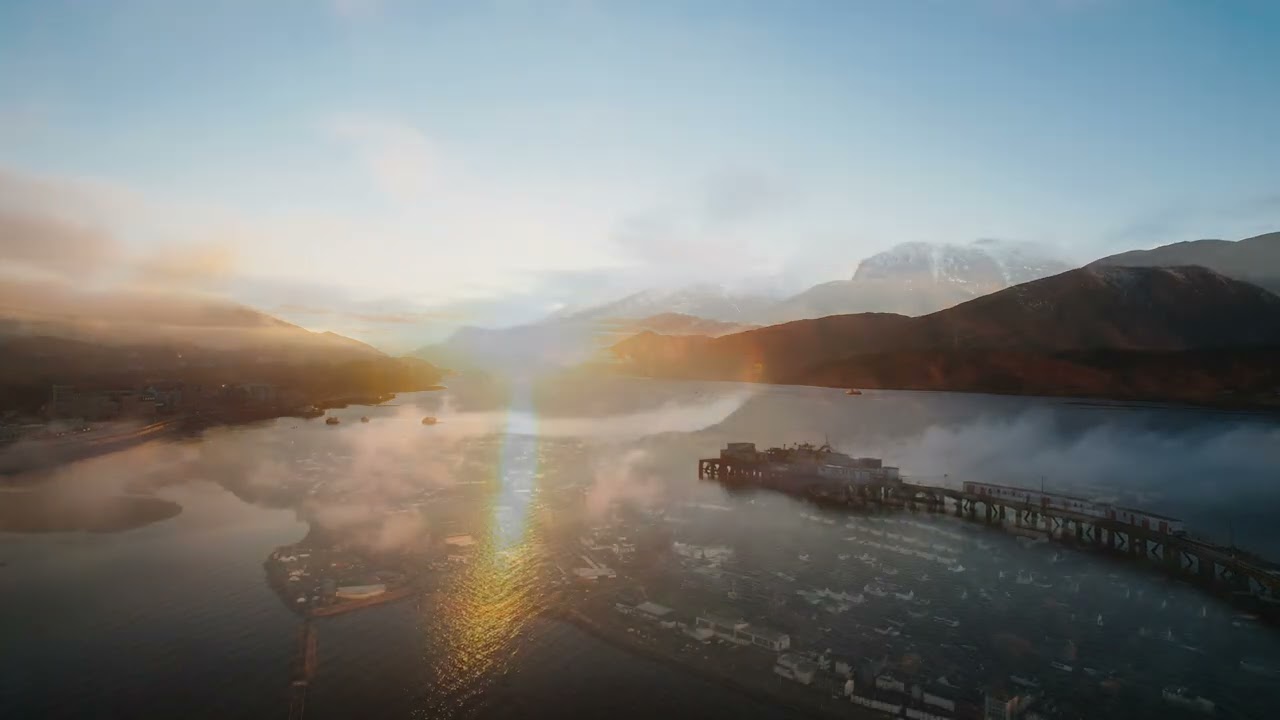 Ben Nevis & Fort William in Scotland [Drone Flying 4K ]