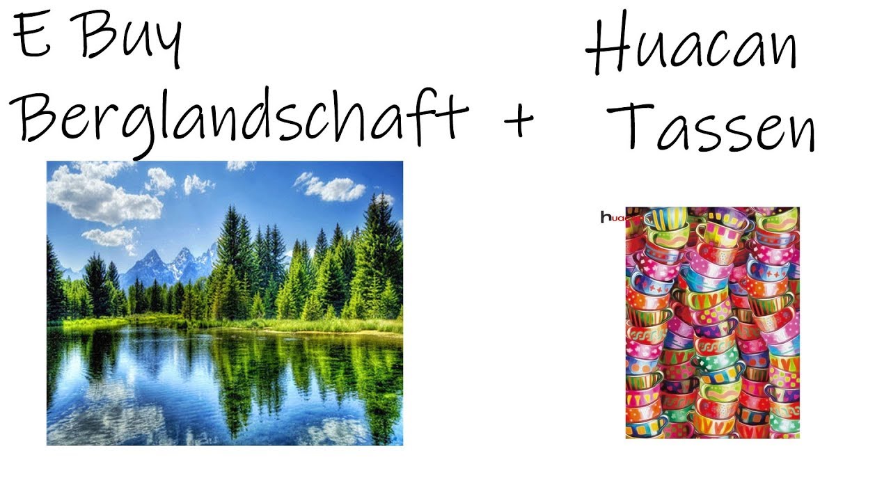 Diamond Painting: E Buy und Huacan Bilder