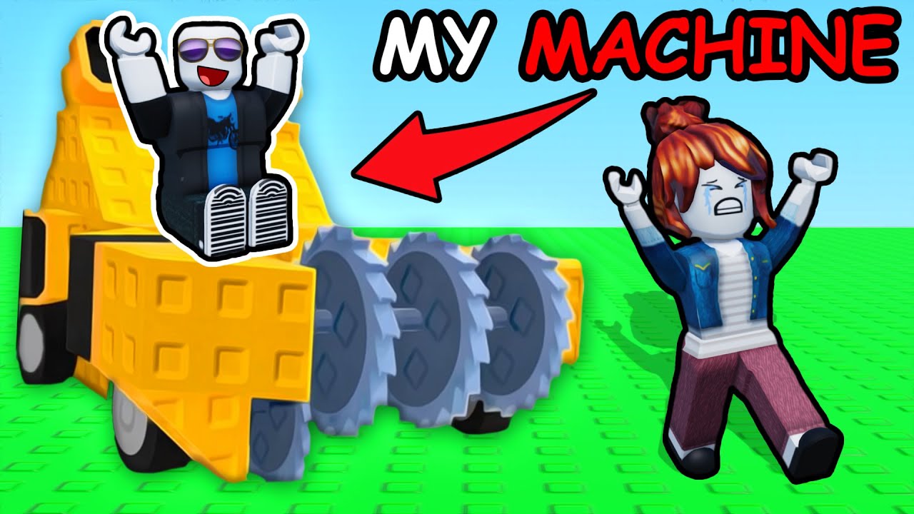 Building a MACHINE to CRUSH THINGS in Roblox...