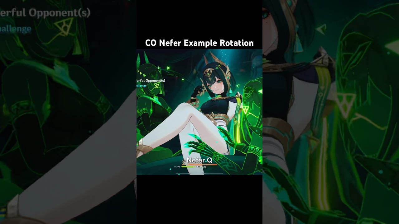 C0 Nefer&rsquo;s Rotation #genshinimpact #nefer