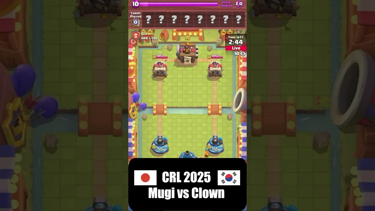 Чемпионат Мира Clash Royale Mugi vs Clown | CRL 2025