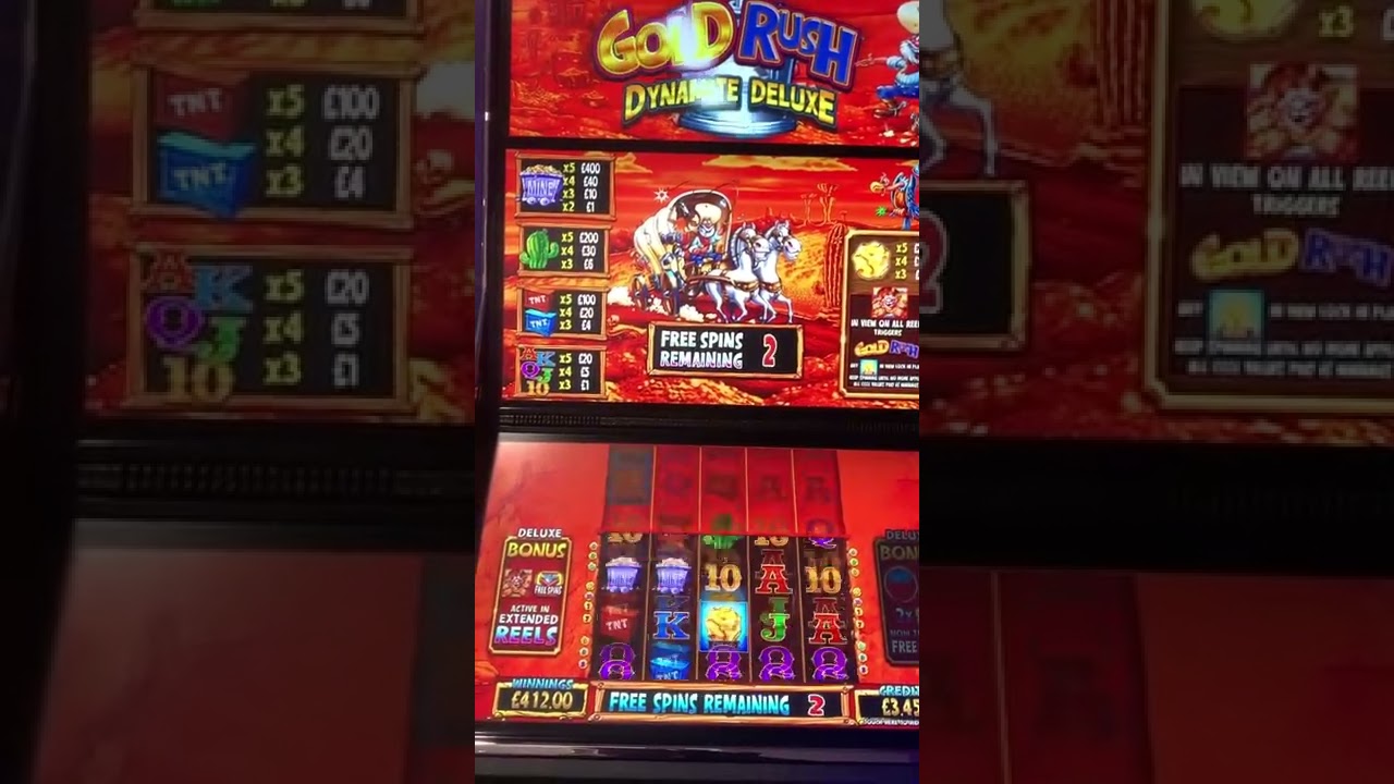 Bookies slot Gold rush jackpot win