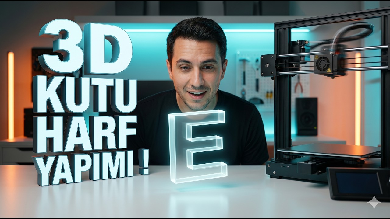 Basit Kutu Harf Çizimi nasıl yapılır (thinkercad)