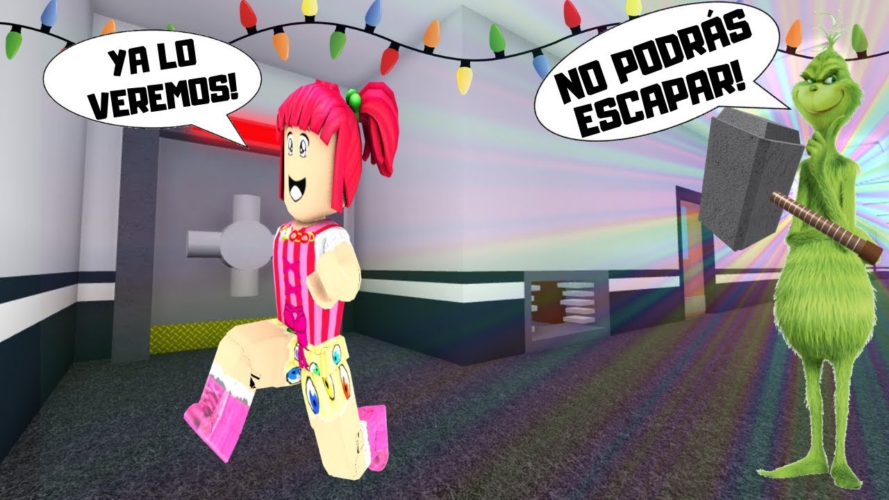 EL GRINCH ME QUIERE ATRAPAR FLEE THE FACILITY - ROBLOX