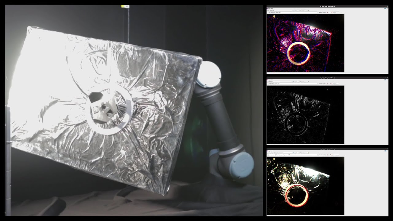 A peek into our space robot vision lab