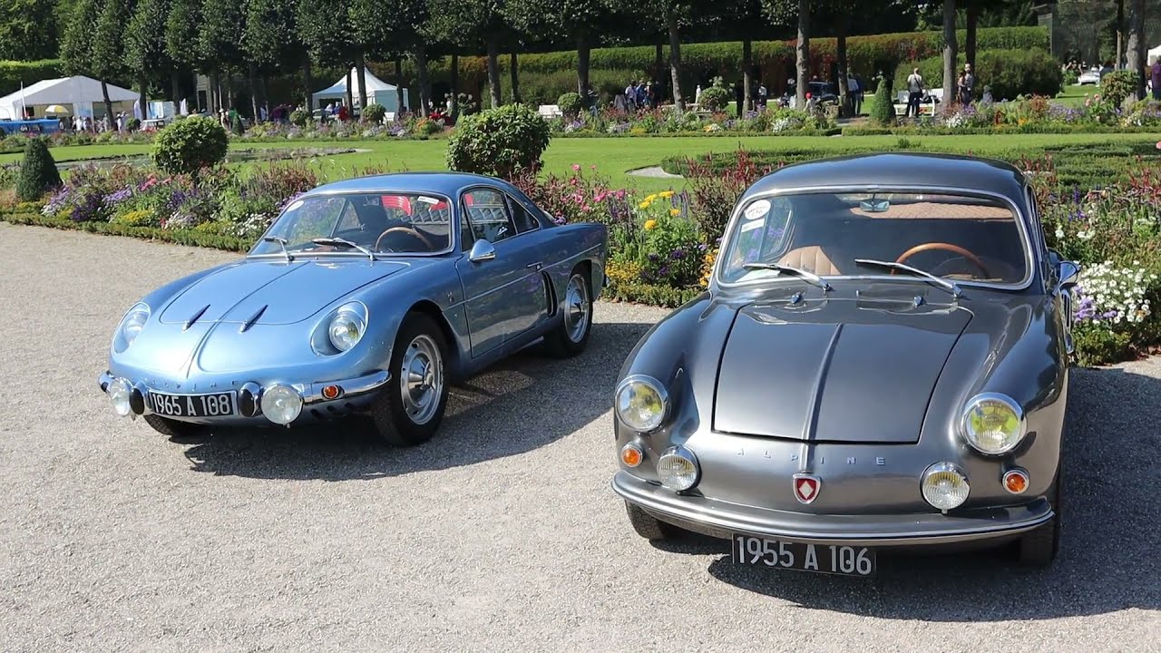 Alpine A106 + A108 Renault french sports cars Classic Gala Schwetzingen 2021