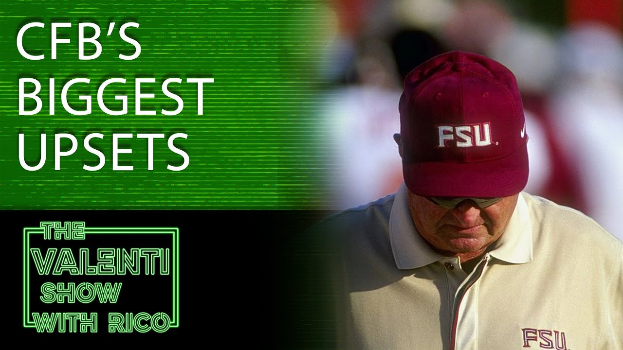 The Valenti Show with Rico - College Football's Biggest Upsets