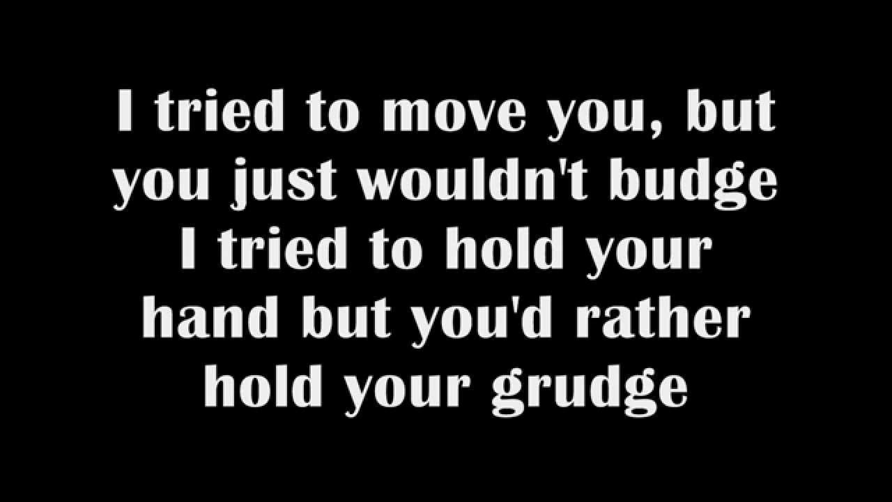 Which To Bury, Us Or The Hatchet by Relient K -Lyrics