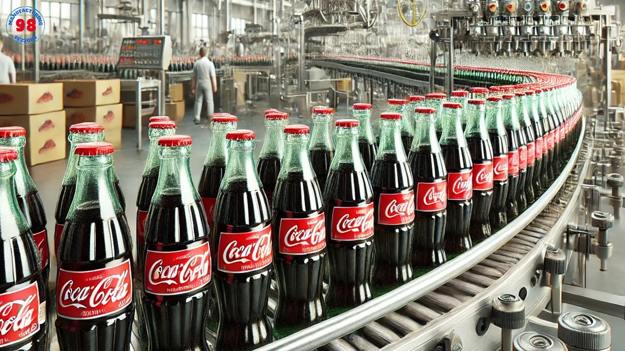 Inside The Mass Production Factory - Coca Cola Glass Bottle Mass Production Process