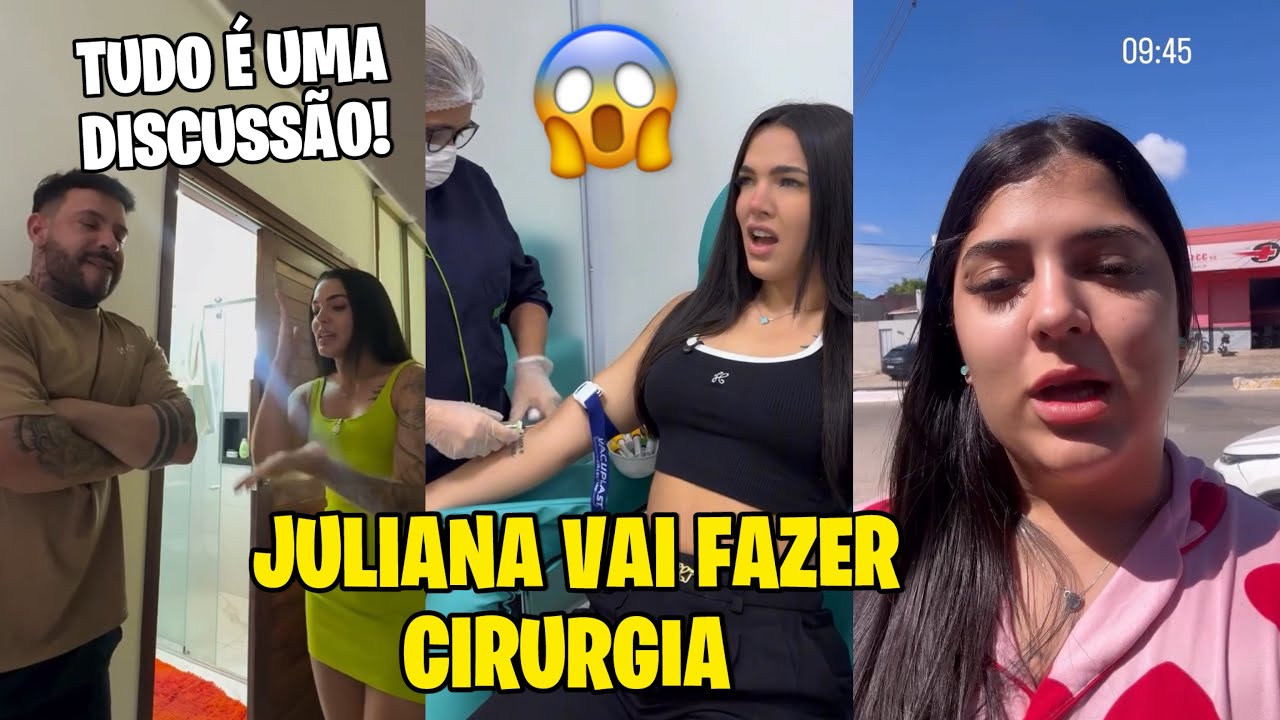 JULIANA PRISCILA VAI FAZER CIRURGIA 😱+ SAULO E JULIANA TIVERAM UMA DISCUSSÃO 🤣
