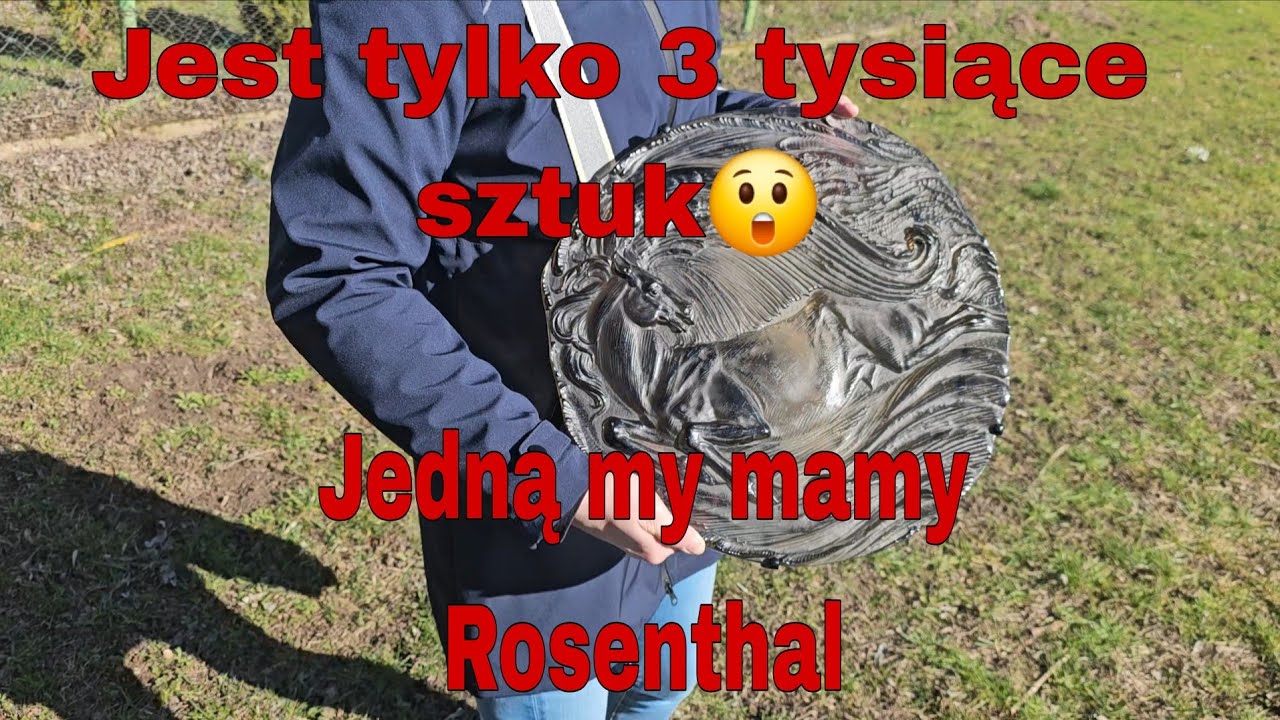 Niemiecki targ, kupiliśmy edycję limitowaną tylko 3 tysiąc sztuk. Rosenthal 
