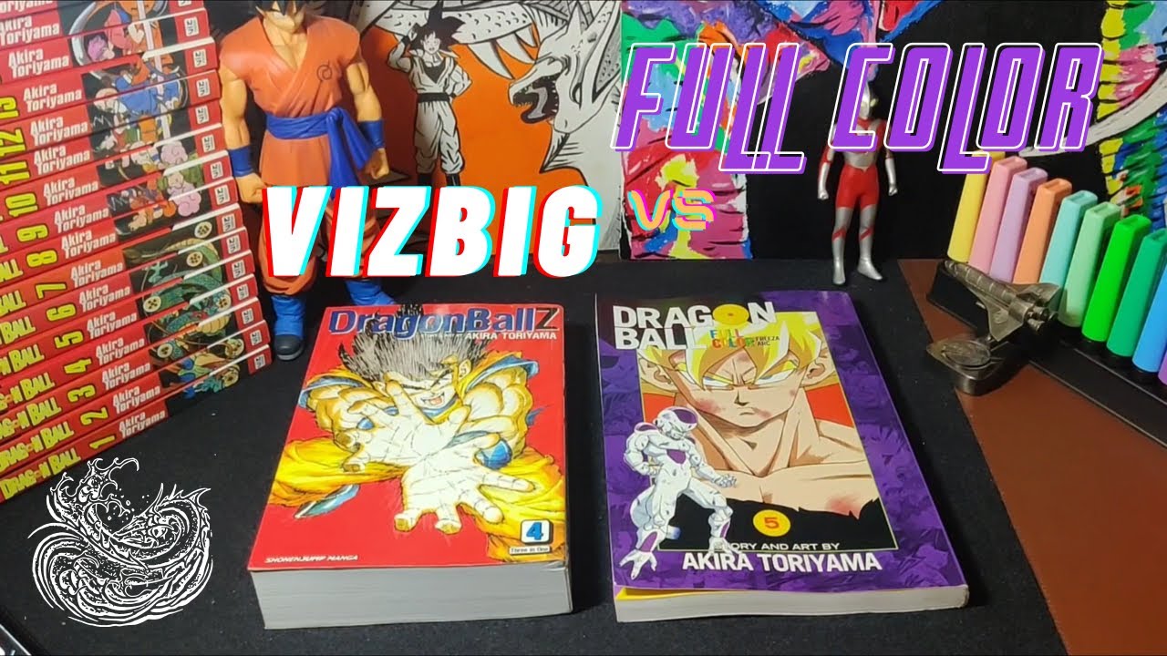 Dragon Ball Vizbig vs Full Colour edition Manga