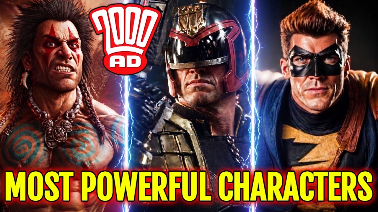 15 Most Powerful Characters from The 2000 AD Universe - Explored