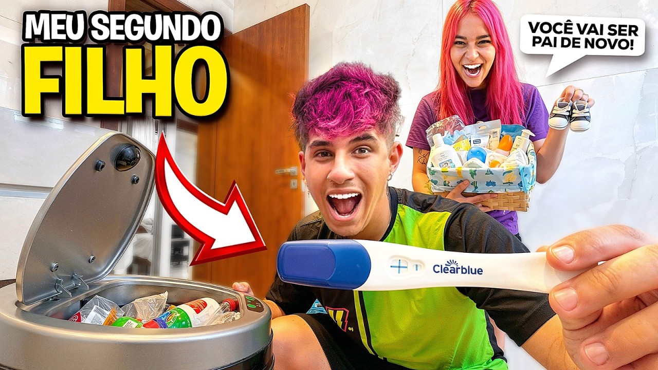 EU VOU SER PAI DENOVO* muito feliz