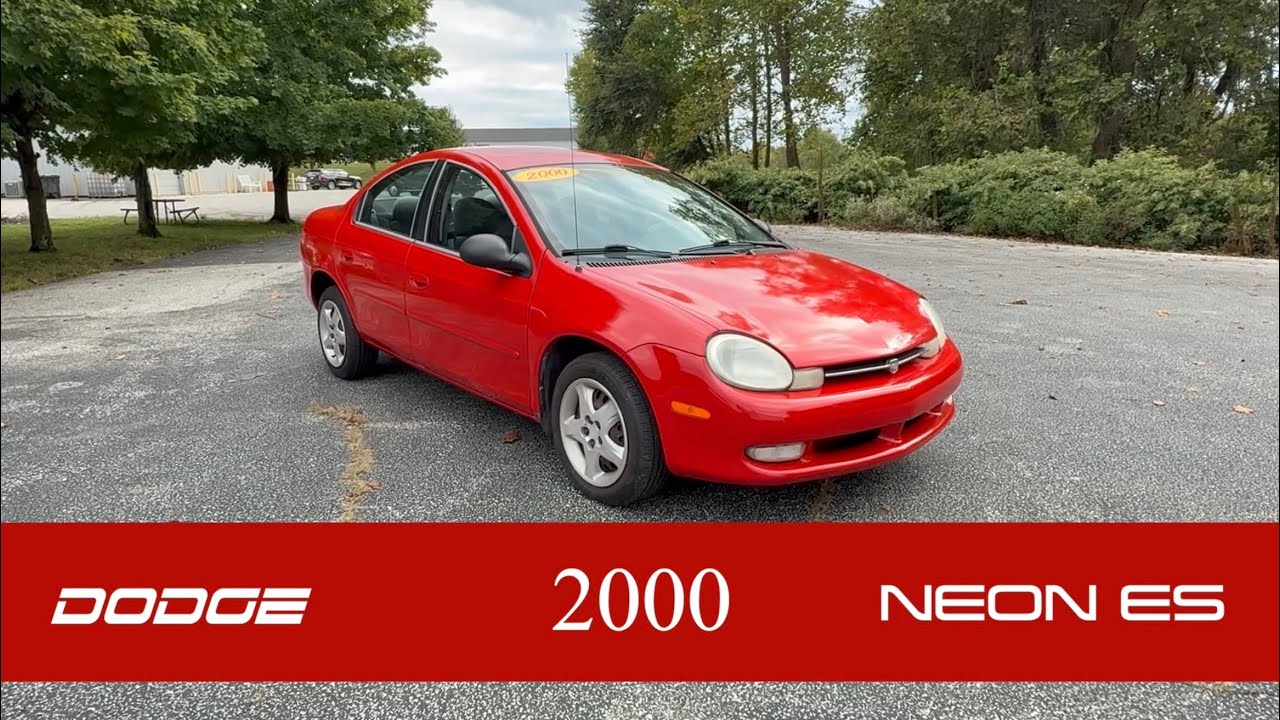 Этот Dodge Neon 2000 года застыл во времени – выживший с небольшим пробегом | 