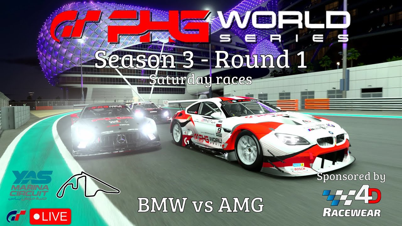 GT PHG World Series Season 3 Round 1 Saturday Splits Live Broadcast