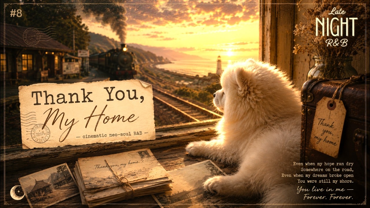 Thank You, My Home 🏡 Emotional R&B Vocal | Heartfelt Neo-Soul Gratitude Song