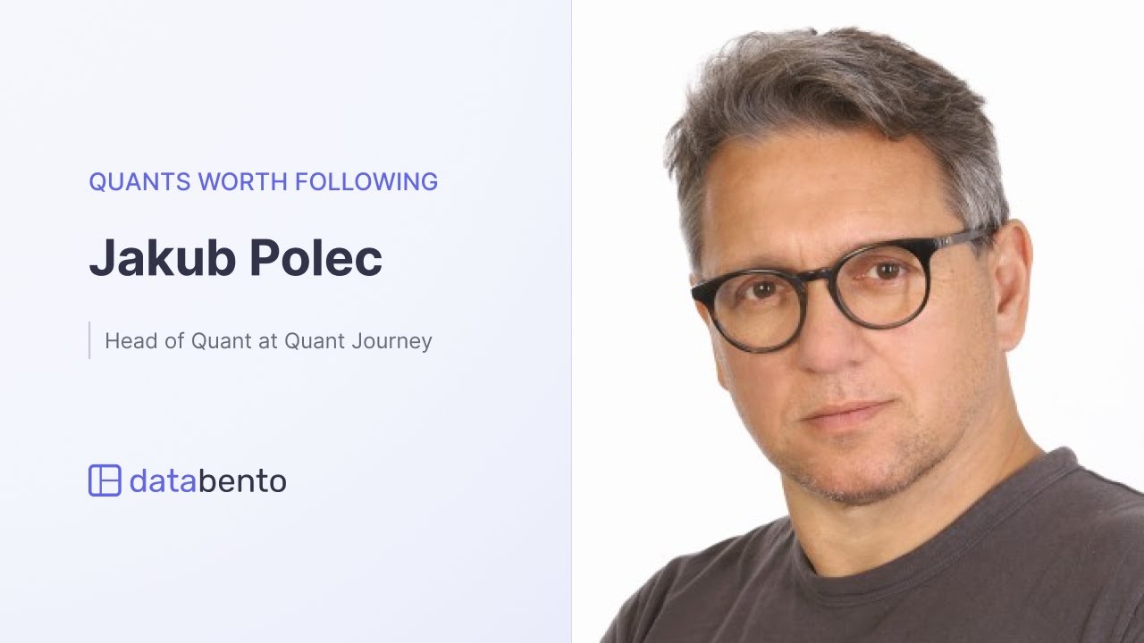 Quants worth following: Jakub Polec, Head of Quant at Quant Journey
