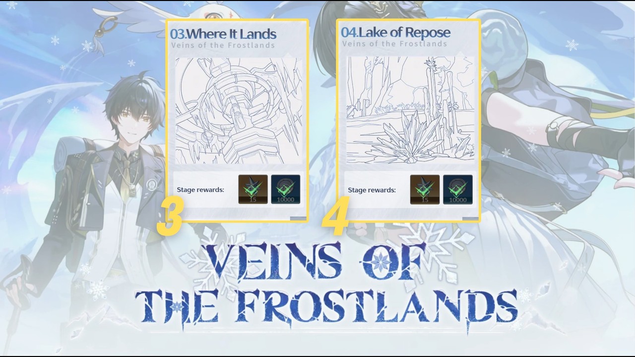 VEINS OF THE FROSTLANDS 3 & 4 PUZZLE SOLUTIONS - Wuthering Waves