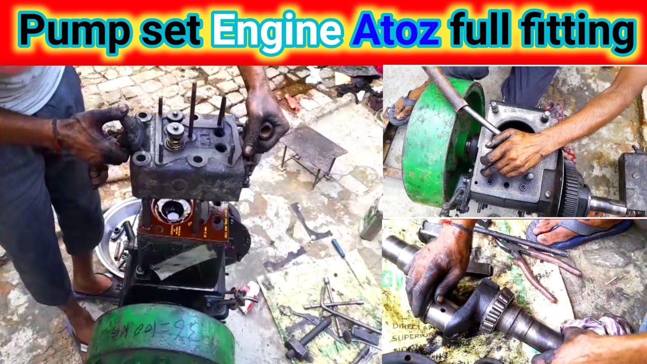 8hp pumping set complete Ripeiring Atoz fitting।।