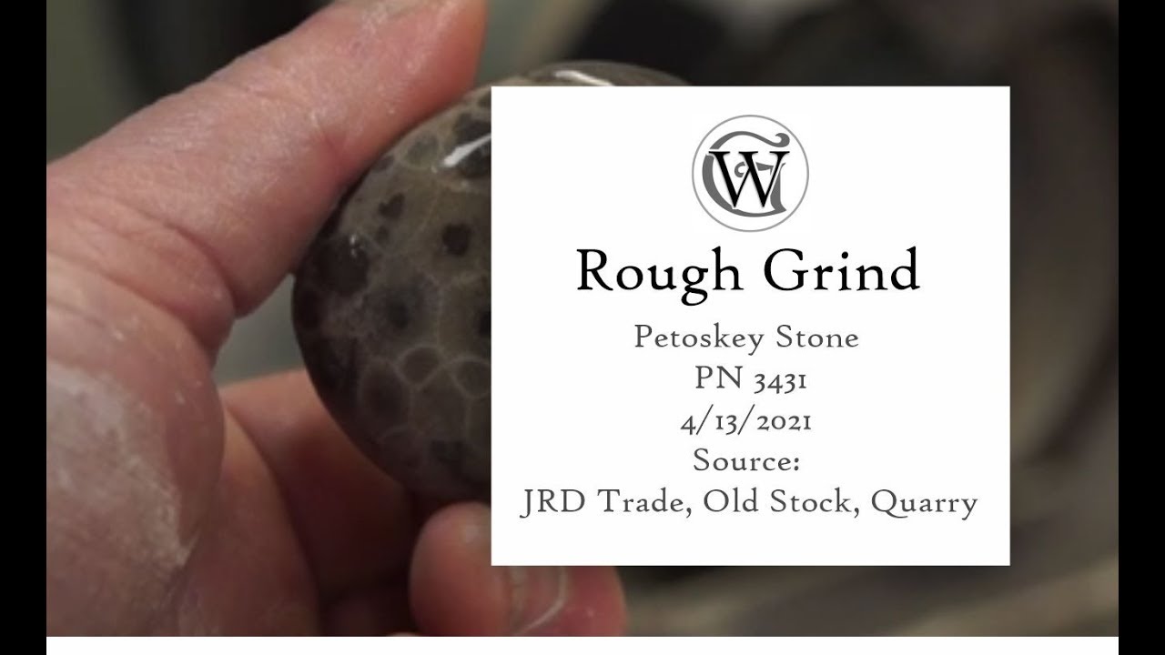 Rough Grinding Petoskey Stones
