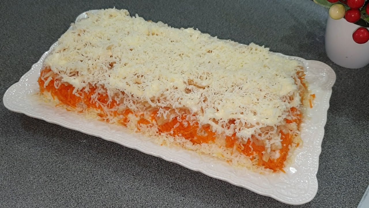 Очень ПРОСТОЙ, ВКУСНЫЙ, СОЧНЫЙ САЛАТ обязательно приготовьте!
