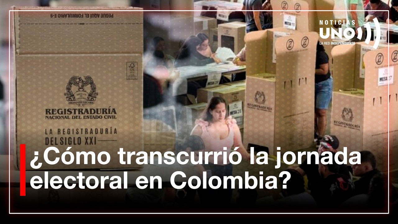 Incidentes y capturas en la jornada electoral: ¿Cómo se desarrolló la votación en Colombia?