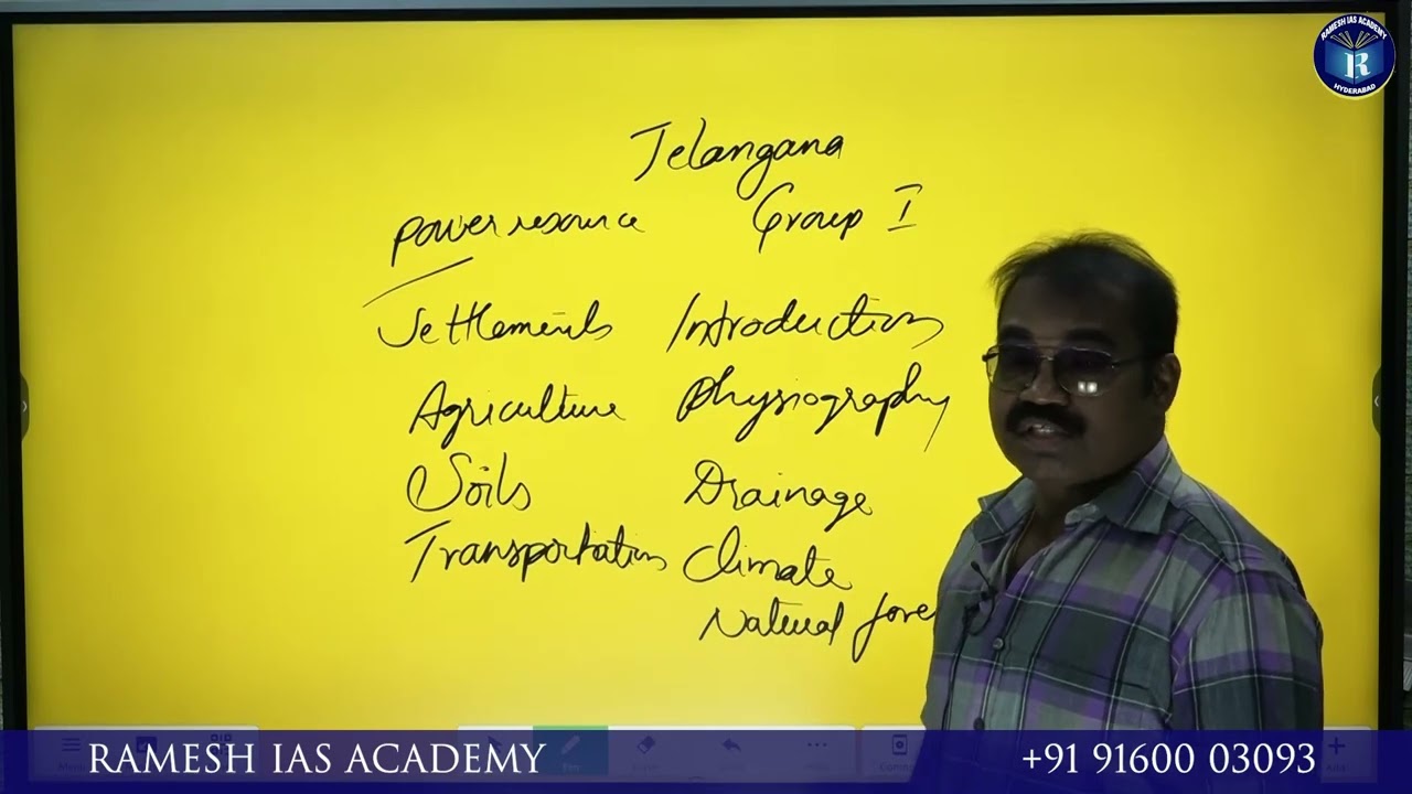 Intro for the Telangana Geography Online Classes