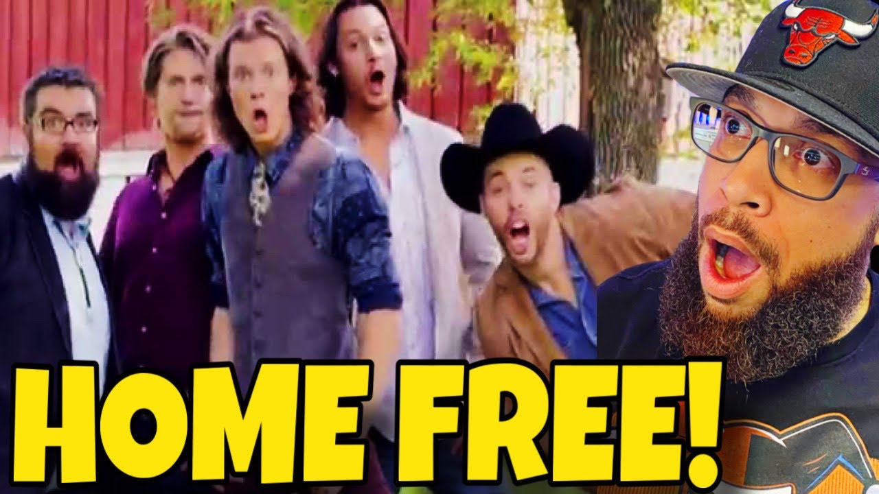 RAP Videographer FIRST time SEEING - Home Free - All About That Bass!