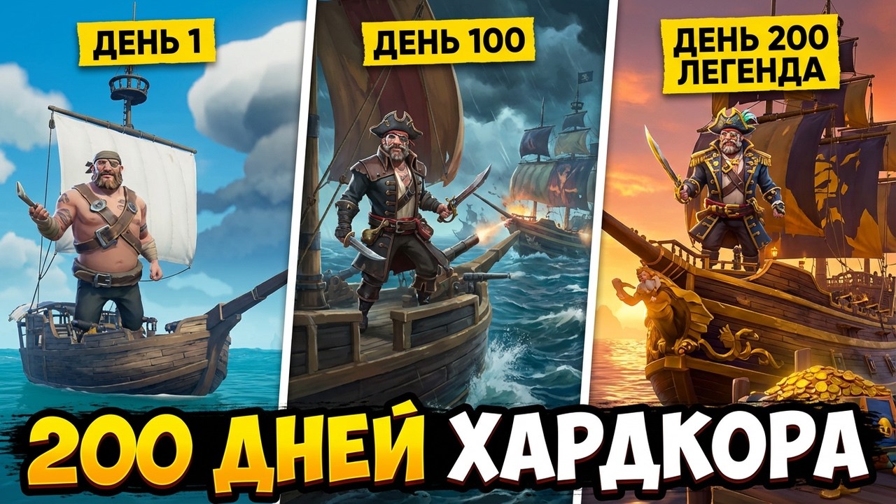 200 ДНЕЙ ХАРДКОРА В SEA OF THIEVES